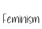 Feminism Font Image
