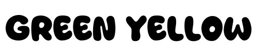 Green Yellow Font Image