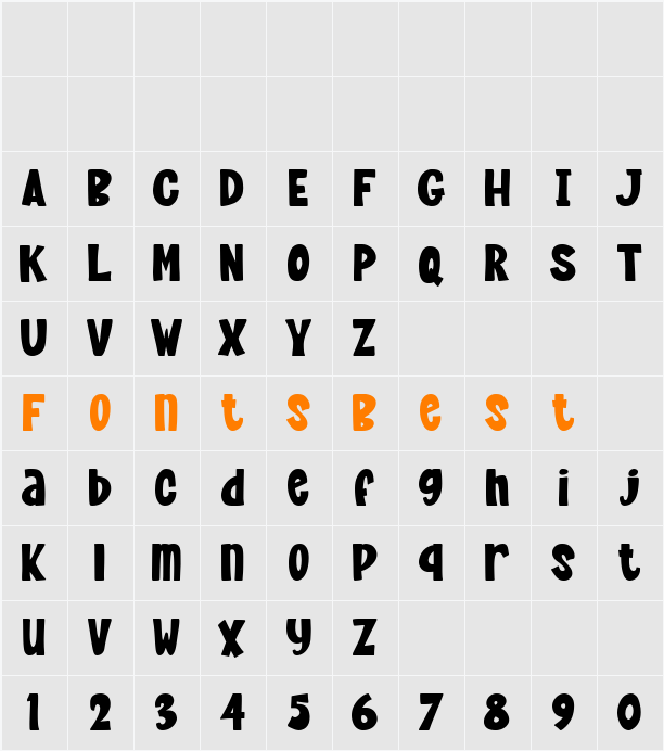 Pakuintho Character Map