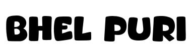Bhel Puri Font Image
