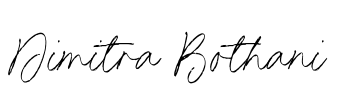 Dimitra Bothani Font Image