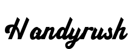 Handyrush Font Image