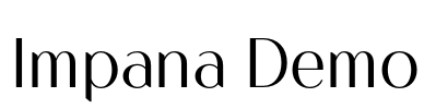 Impana Demo Font Image