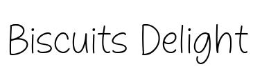 Biscuits Delight Font Image