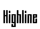Highline Font Image