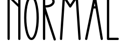 Normal Font Image