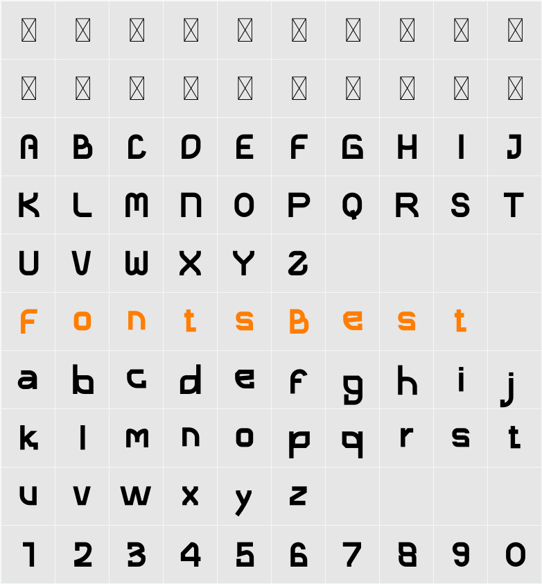 Axelo Character Map