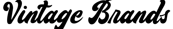 Vintage Brands Font Image