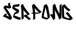 Serpong Font Image