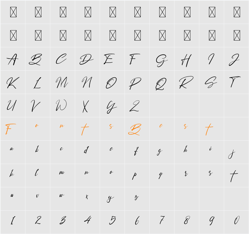 Astthilla Beltaden Character Map