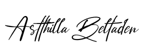 Astthilla Beltaden Font Image