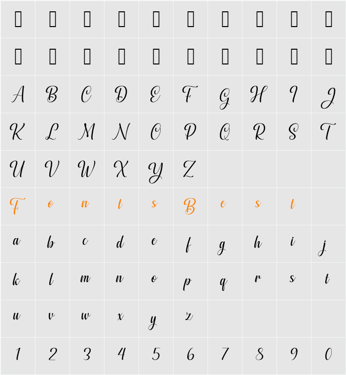Mickey Carley Character Map