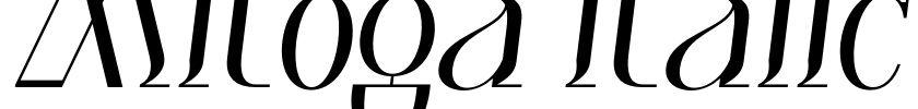 Mitoga Italic Font Image
