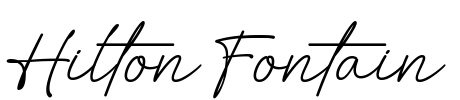 Hilton Fontain Font Image