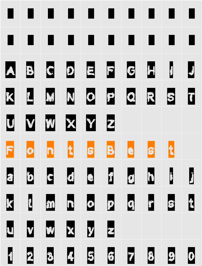 Typepunk Character Map