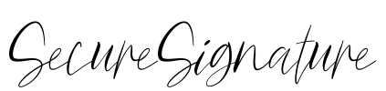 SecureSignature Font Image
