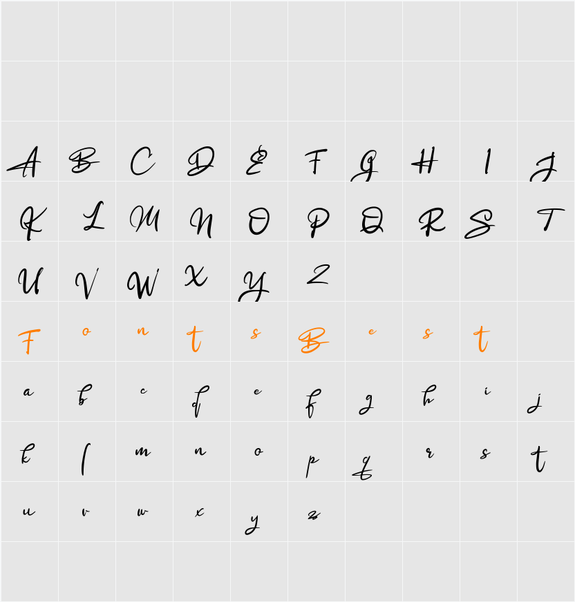 Algorty FREE Character Map