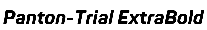 Panton-Trial ExtraBold