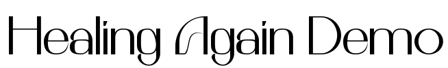 Healing Again Demo Font Image