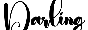 Darling Font Image