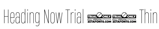 Heading Now Trial 31 Thin