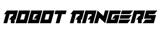 Robot Rangers Font Image