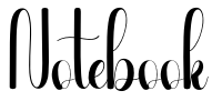 Notebook Font Image