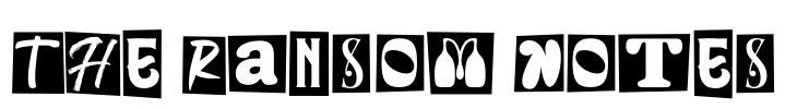 The Ransom Notes Font Image