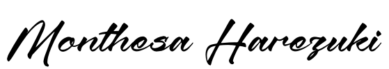 Monthesa Harezuki Font Image