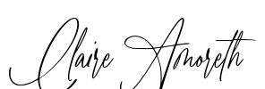 Claire Amoreth Font Image