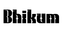 Bhikum Font Image