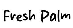 Fresh Palm Font Image