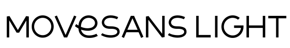 MoveSans Light Font Image
