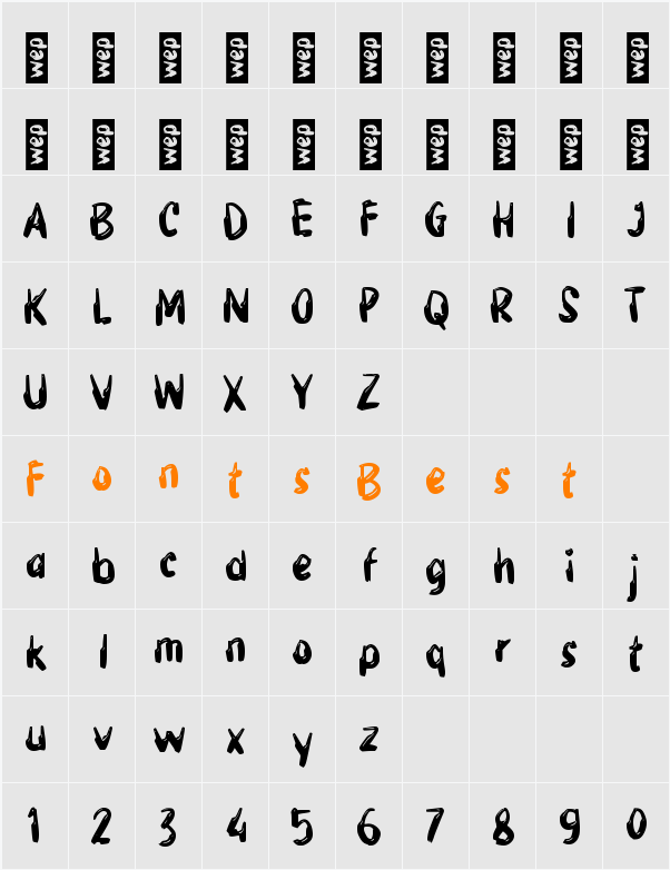 g Gidos Character Map