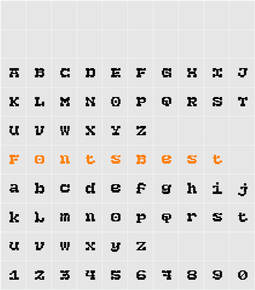 ET Artilux Regular Character Map