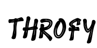 THROFY Font Image