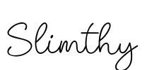 Slimthy Font Image