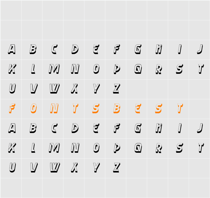 Almery Character Map