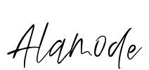 Alamode Font Image