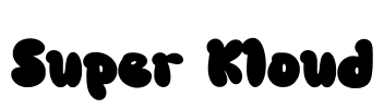 Super Kloud Font Image