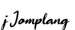 j Jomplang Font Image