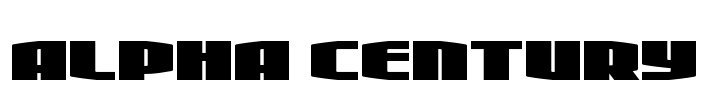 Alpha Century Font Image