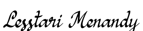 Lesstari Menandy Font Image