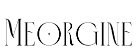 Meorgine Font Image