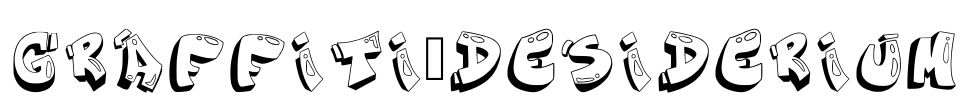 Graffiti_desiderium Font Image
