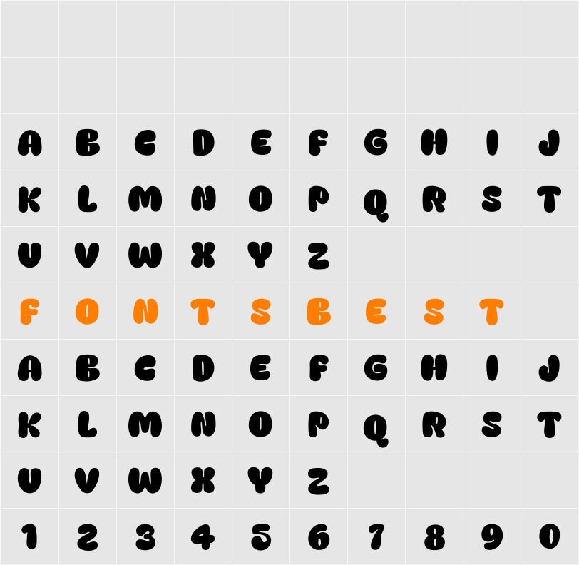 Nowcloud Character Map