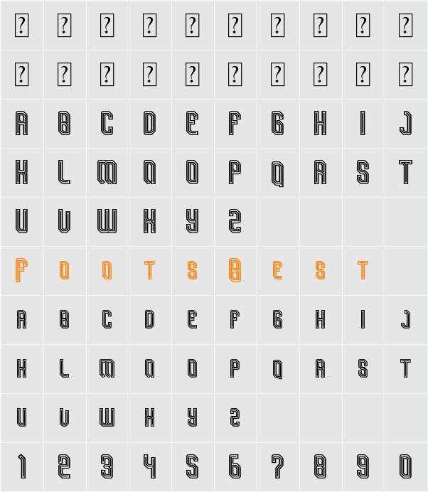 Sporticular Character Map