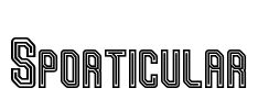 Sporticular Font Image