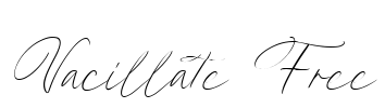 Vacillate Free Font Image