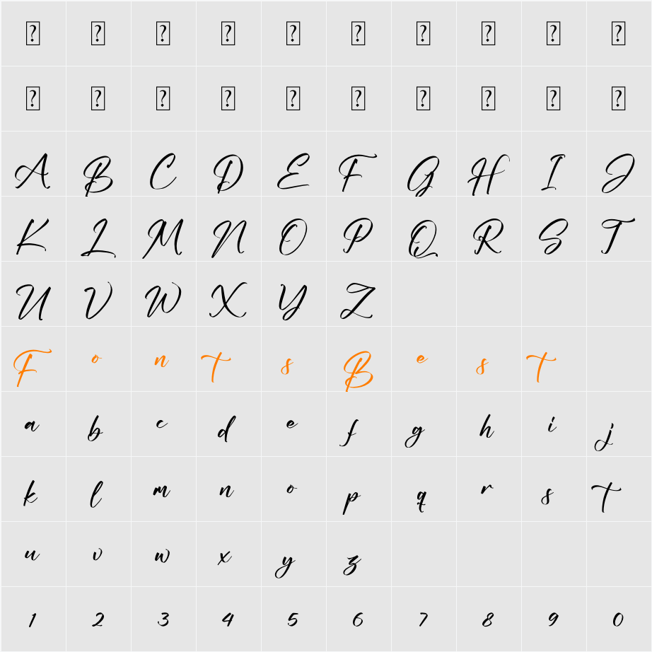 Jambone Nadeva Character Map